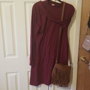 Long sleeve dress with pockets